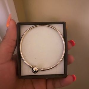 silver pandora bangle